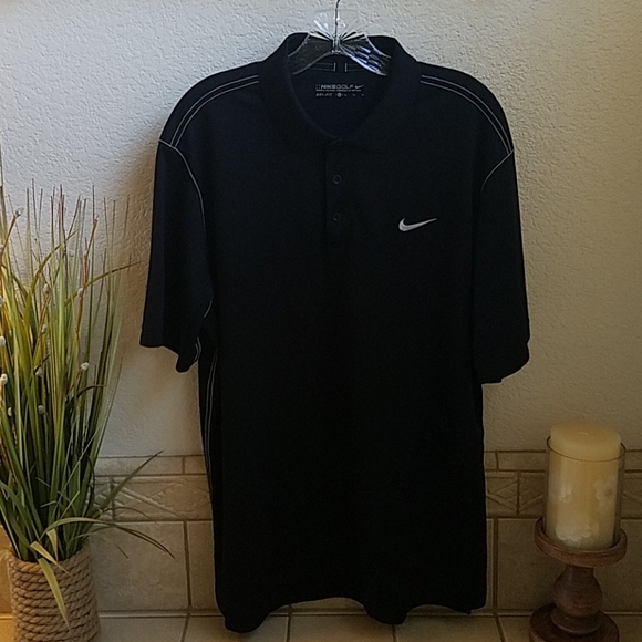 Nike Other - Mens Nike Golf Polo Shirt Black XL